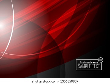 Red contrast abstract technology background. Red corporate design. Abstract tech corporate red design flyer background. Black geometric illustration for flyer, brochures, web graphic design background