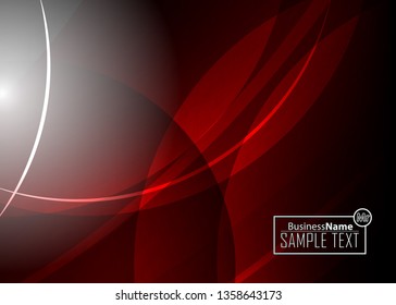 Red contrast abstract technology background. Red corporate design. Abstract tech corporate red design flyer background. Black geometric illustration for flyer, brochures, web graphic design background