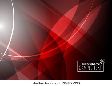 Red contrast abstract technology background. Red corporate design. Abstract tech corporate red design flyer background. Black geometric illustration for flyer, brochures, web graphic design background