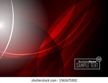Red contrast abstract technology background. Red corporate design. Abstract tech corporate red design flyer background. Black geometric illustration for flyer, brochures, web graphic design background