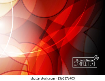 Red contrast abstract technology background. Red corporate design. Abstract tech corporate red design flyer background. Black geometric illustration for flyer, brochures, web graphic design background