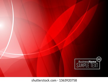 Red contrast abstract technology background. Red corporate design. Abstract tech corporate red design flyer background. Black geometric illustration for flyer, brochures, web graphic design background