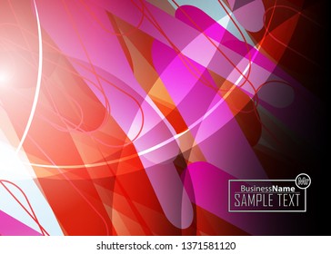 Red contrast abstract technology background. Red corporate design. Abstract tech corporate red design flyer background. Black geometric illustration for flyer, brochures, web graphic design background