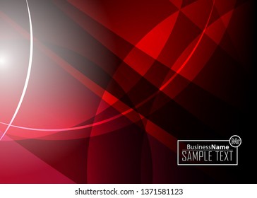 Red contrast abstract technology background. Red corporate design. Abstract tech corporate red design flyer background. Black geometric illustration for flyer, brochures, web graphic design background