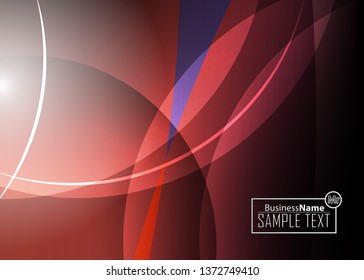 Red contrast abstract technology background. Red corporate design. Abstract tech corporate red design flyer background. Black geometric illustration for flyer, brochures, web graphic design background