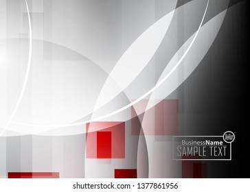 Red contrast abstract technology background. Red corporate design. Abstract tech corporate red design flyer background. Black geometric illustration for flyer, brochures, web graphic design background