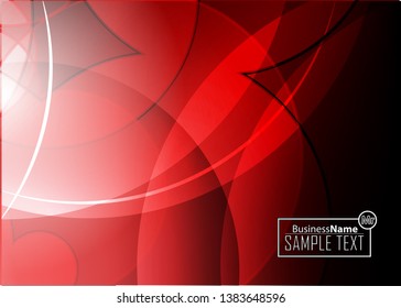 Red contrast abstract technology background. Red corporate design. Abstract tech corporate red design flyer background. Black geometric illustration for flyer, brochures, web graphic design background