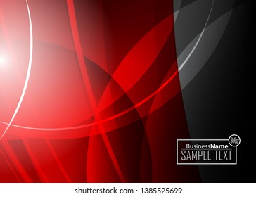 Red contrast abstract technology background. Red corporate design. Abstract tech corporate red design flyer background. Black geometric illustration for flyer, brochures, web graphic design background