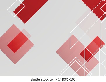 Red contrast abstract technology background. Red corporate design. Abstract tech corporate red design flyer background. Black geometric illustration for flyer, brochures, web graphic design background