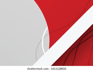 Red contrast abstract technology background. Red corporate design. Abstract tech corporate red design flyer background. Black geometric illustration for flyer, brochures, web graphic design background