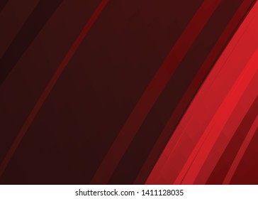 Red contrast abstract technology background. Red corporate design. Abstract tech corporate red design flyer background. Black geometric illustration for flyer, brochures, web graphic design background
