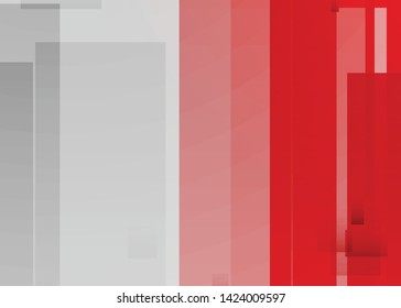 Red contrast abstract technology background. Red corporate design. Abstract tech corporate red design flyer background. Black geometric illustration for flyer, brochures, web graphic design background