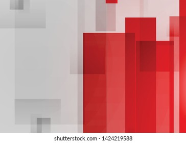 Red contrast abstract technology background. Red corporate design. Abstract tech corporate red design flyer background. Black geometric illustration for flyer, brochures, web graphic design background