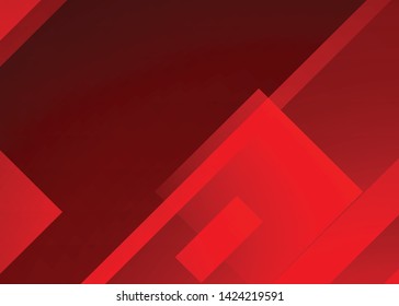 Red contrast abstract technology background. Red corporate design. Abstract tech corporate red design flyer background. Black geometric illustration for flyer, brochures, web graphic design background