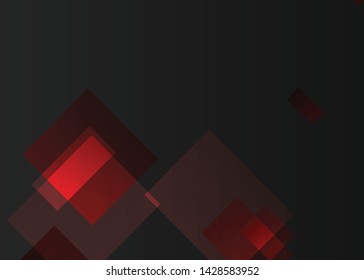 Red contrast abstract technology background. Red corporate design. Abstract tech corporate red design flyer background. Black geometric illustration for flyer, brochures, web graphic design background