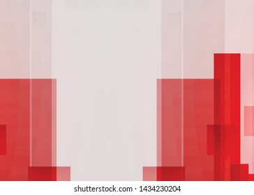 Red contrast abstract technology background. Red corporate design. Abstract tech corporate red design flyer background. Black geometric illustration for flyer, brochures, web graphic design background