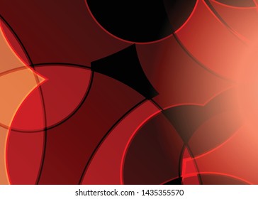 Red contrast abstract technology background. Red corporate design. Abstract tech corporate red design flyer background. Black geometric illustration for flyer, brochures, web graphic design background