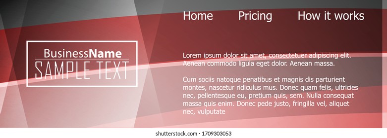 Red contrast abstract technology background. Red corporate design. Abstract tech corporate red design flyer background. Black geometric illustration for flyer, brochures, web graphic design background