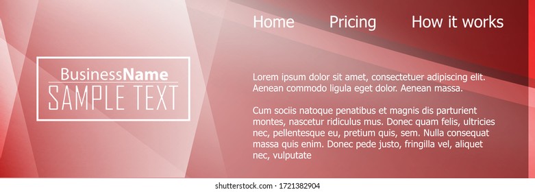 Red contrast abstract technology background. Red corporate design. Abstract tech corporate red design flyer background. Black geometric illustration for flyer, brochures, web graphic design background