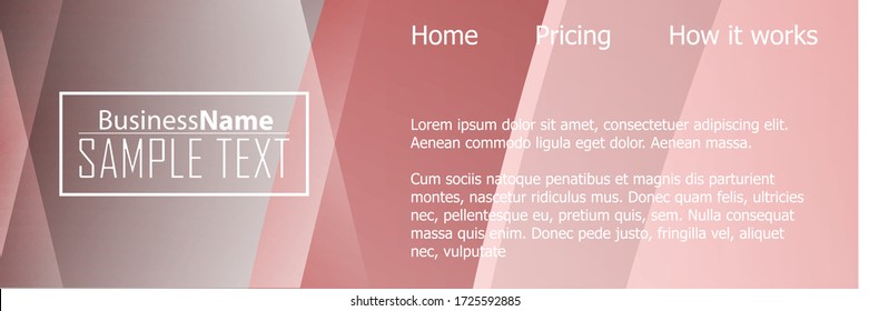 Red contrast abstract technology background. Red corporate design. Abstract tech corporate red design flyer background. Black geometric illustration for flyer, brochures, web graphic design background