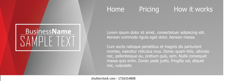 Red contrast abstract technology background. Red corporate design. Abstract tech corporate red design flyer background. Black geometric illustration for flyer, brochures, web graphic design background