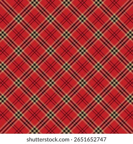 red cool trendy scottish tartan plaid checkered stripes skirt pattern wallpaper background suitable for textile print