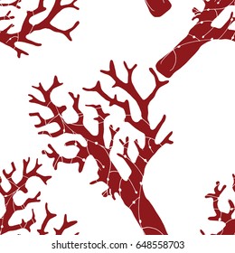 red corals pattern