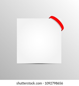 Red Corner Ribbon Stock Vector (Royalty Free) 1092798656 | Shutterstock