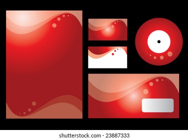 Red Corporate Identity Set