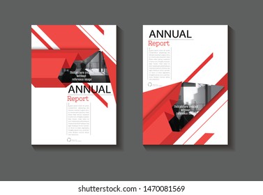 red cover  abstract background modern design modern book cover Brochure cover  template,annual report, magazine and flyer layout Vector a4