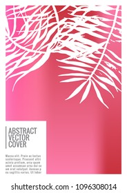 Red cover template. Wedding exotic layout. Backdrop for corporate annual report, poster, magazine first page. Minimal leaflet, business flyer. Promotion concept card. A4 flat geometric cover