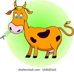 red cow
