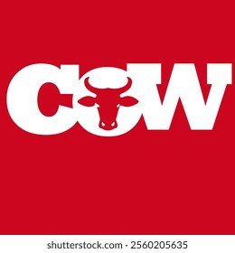 it is a red cow negative ratio logo