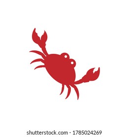 Red crab Icon design vector illustration