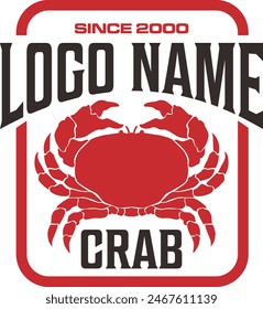 Red Crab - Logo design template