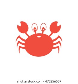 red crab vector icon