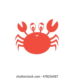 red crab vector icon