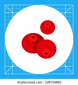 Red cranberry icon