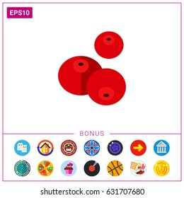Red cranberry icon