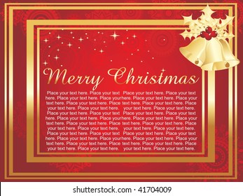 red creative artwork pattern merry christmas background