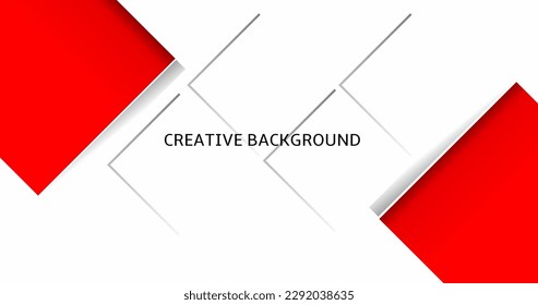 Red Creative Background vector design