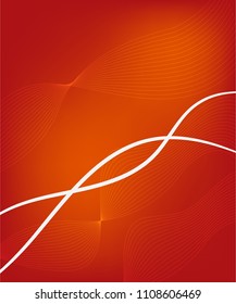 Red Creative Wave Abstract Background