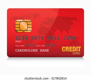 red credit card