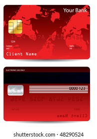 Red credit card