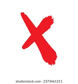 Red cross icon brush element