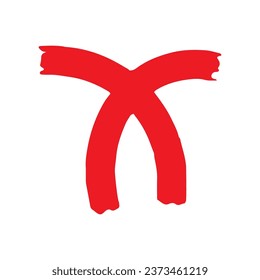 Red cross icon brush element