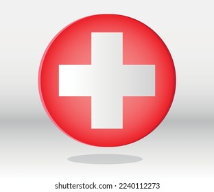 red cross logo medical modern vector first aid illustration 