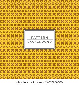 red cross on yellow background in seamless pattern