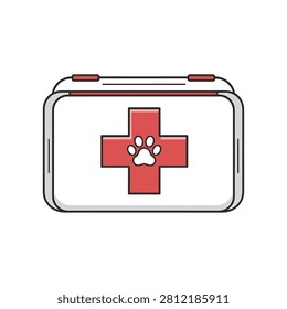 Red cross pet first aid box