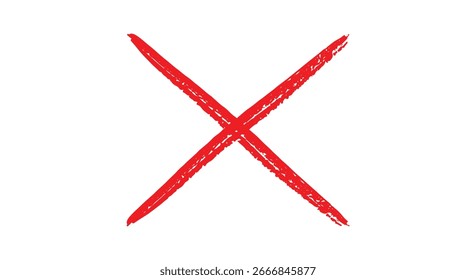 Red cross sign icon isolated on white background